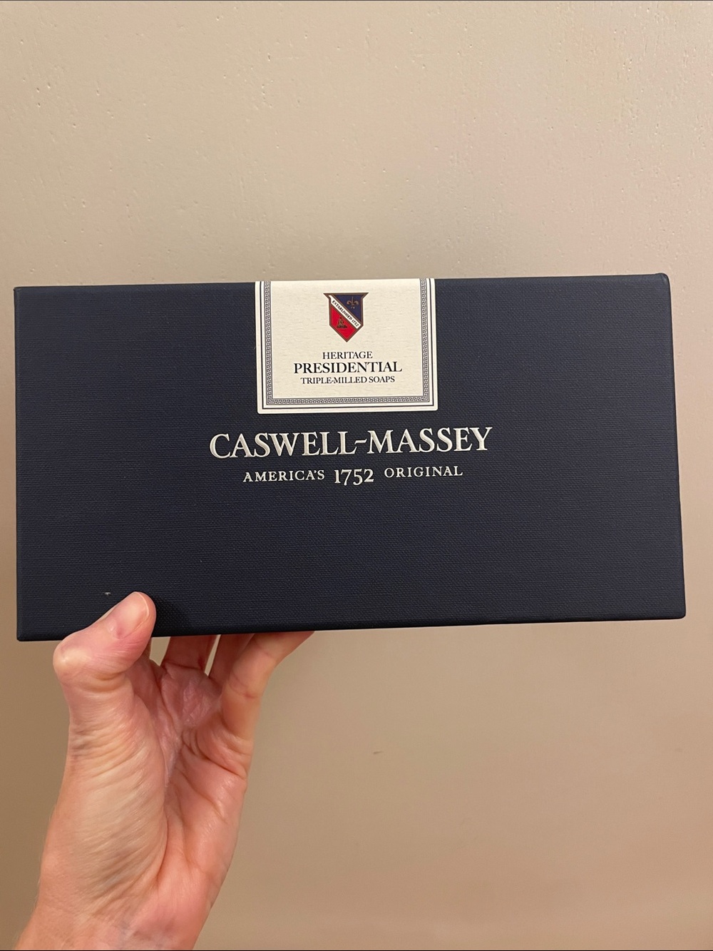 Heritage Presidential Triple-Milled Soap Set - Navy
